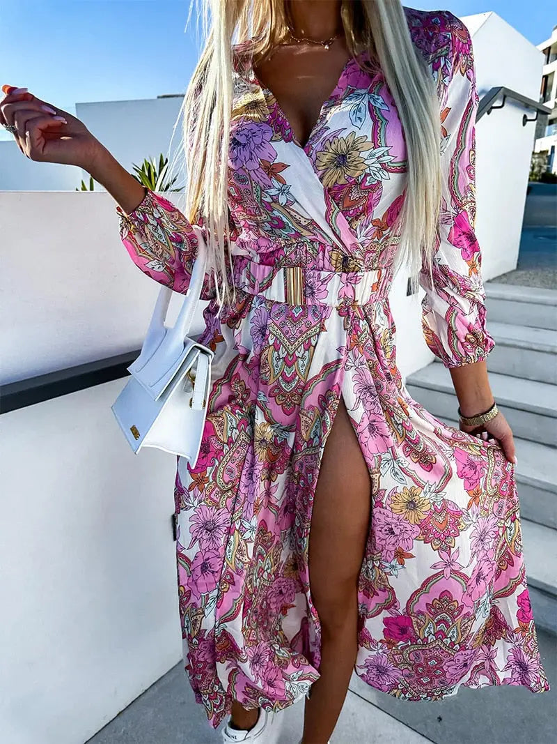 Aniyah - Elegante Jurk met Hoge Split