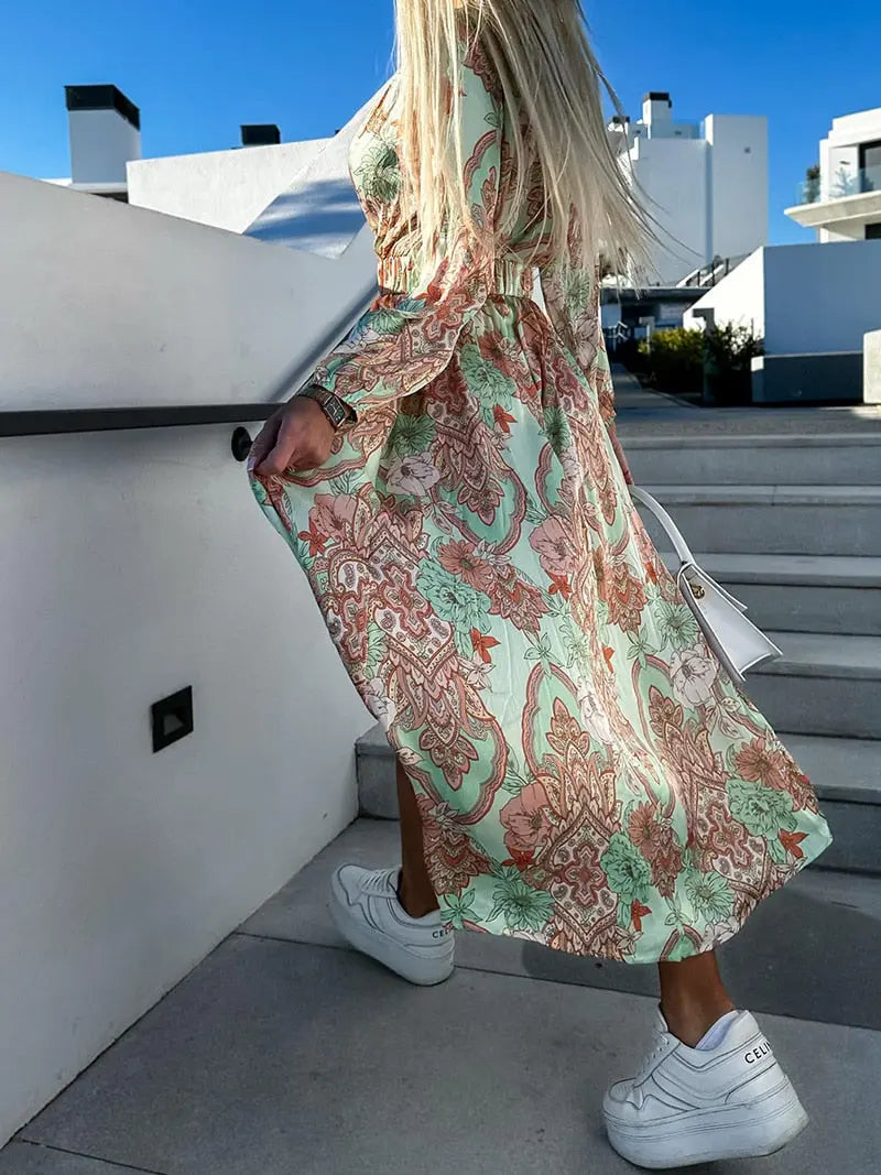 Aniyah - Elegante Jurk met Hoge Split