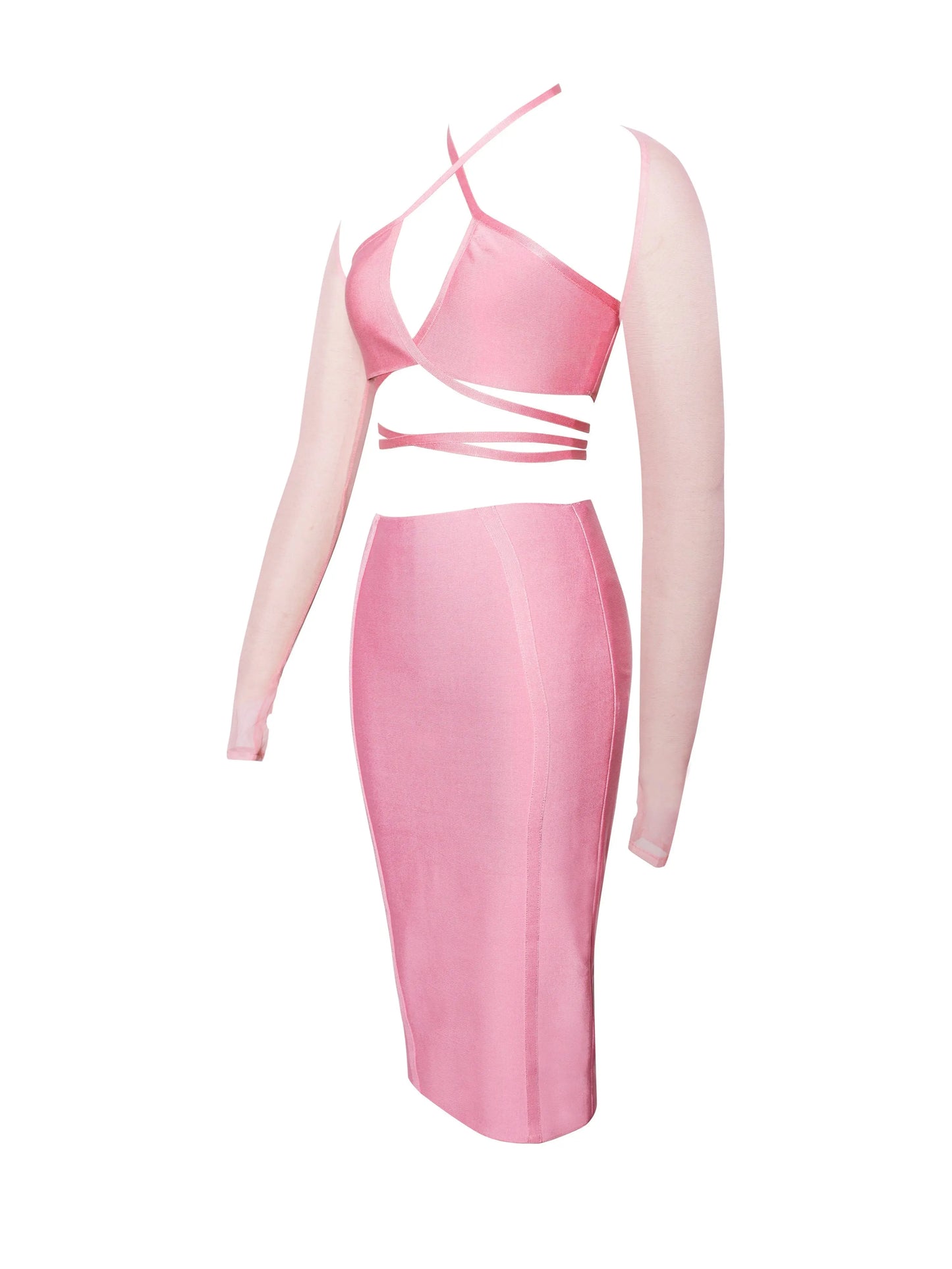 Dionne Dress - Pink Levouré