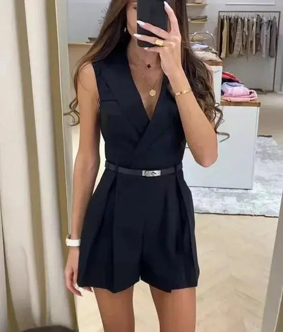 Francheska - Jumpsuit met riem Levouré