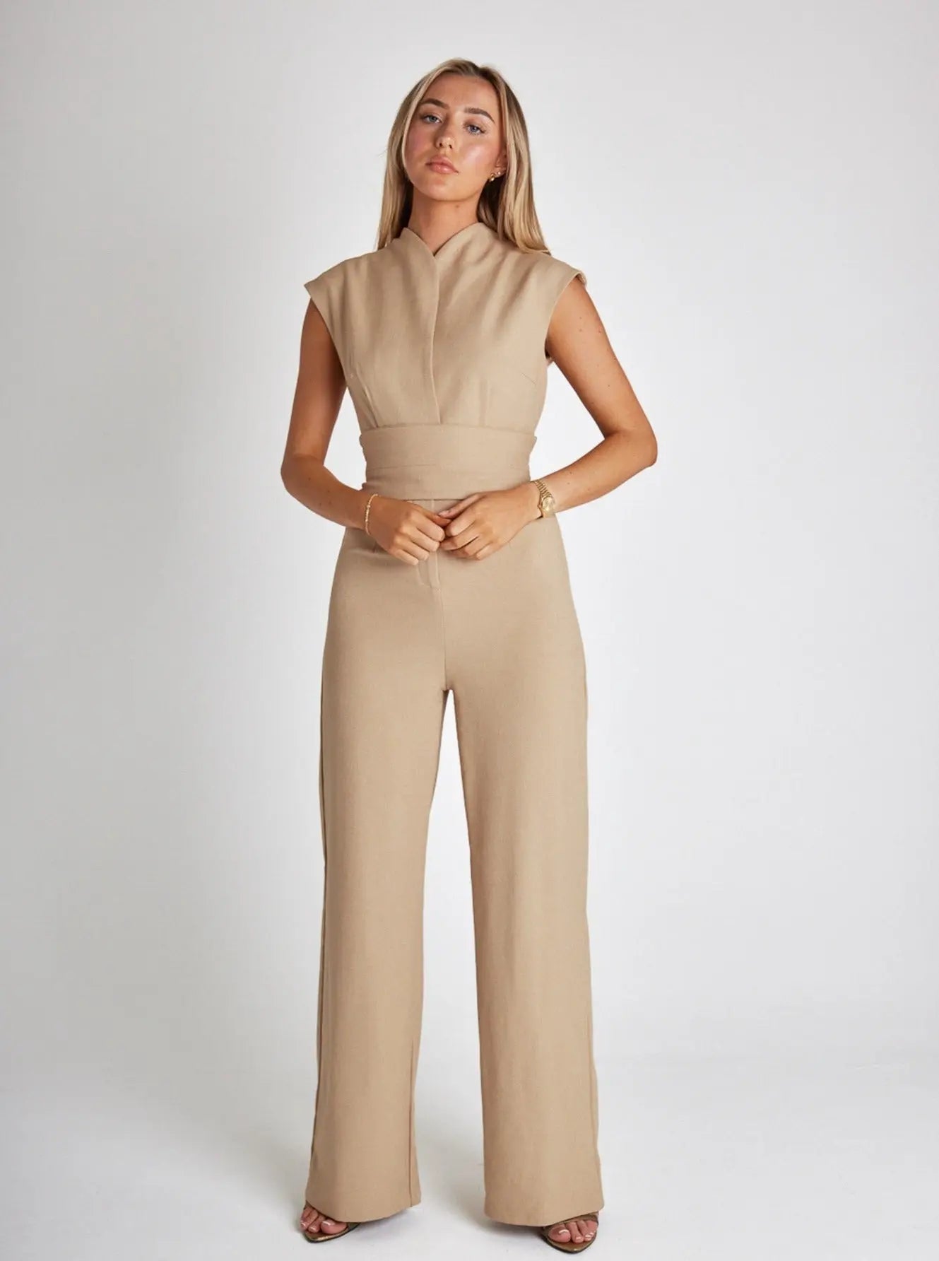 Naomie - Jumpsuit met riem Levouré