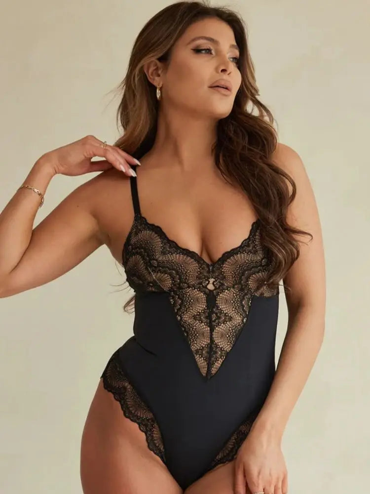 Rosaline - Kanten Shapewear Bodysuit Levouré