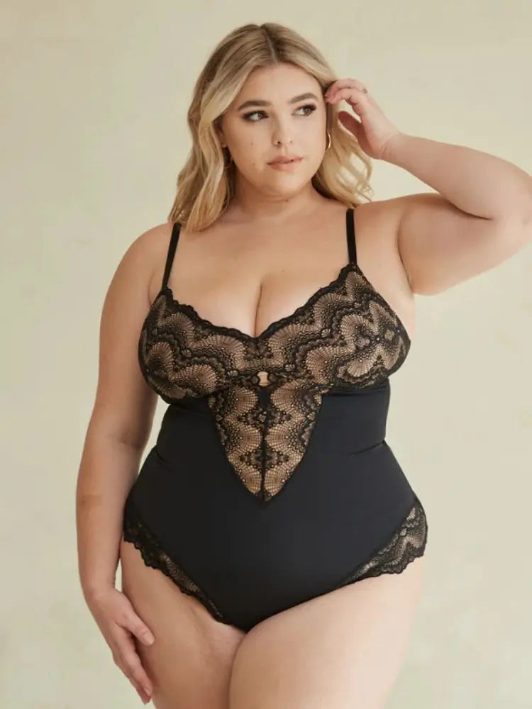 Rosaline - Kanten Shapewear Bodysuit Levouré