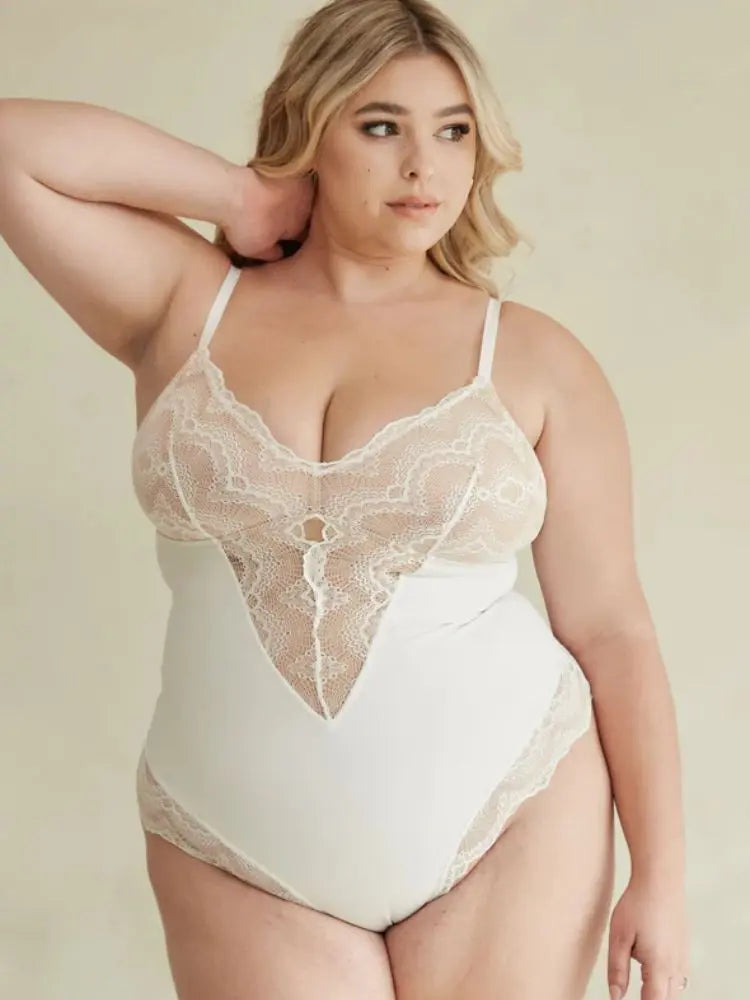 Rosaline - Kanten Shapewear Bodysuit Levouré