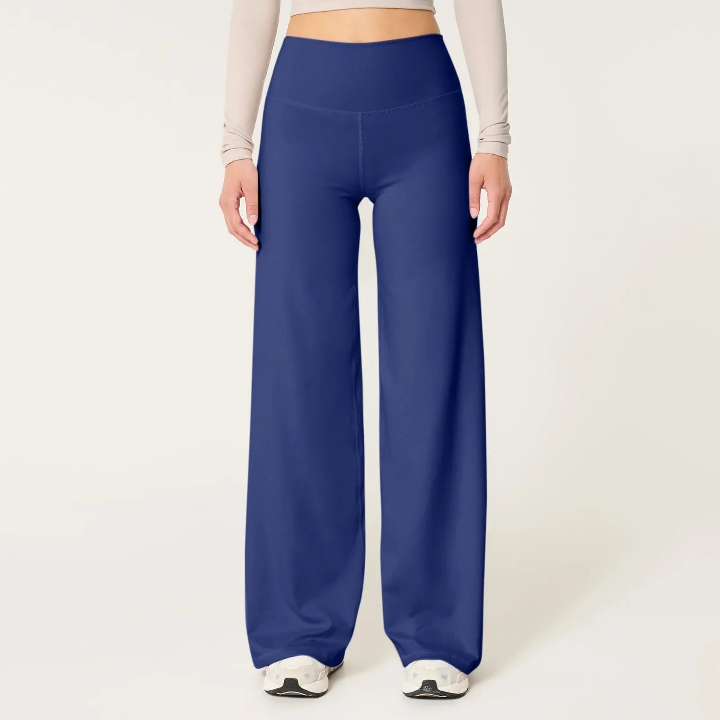 Rosalie | Elastische broek met hoge taille