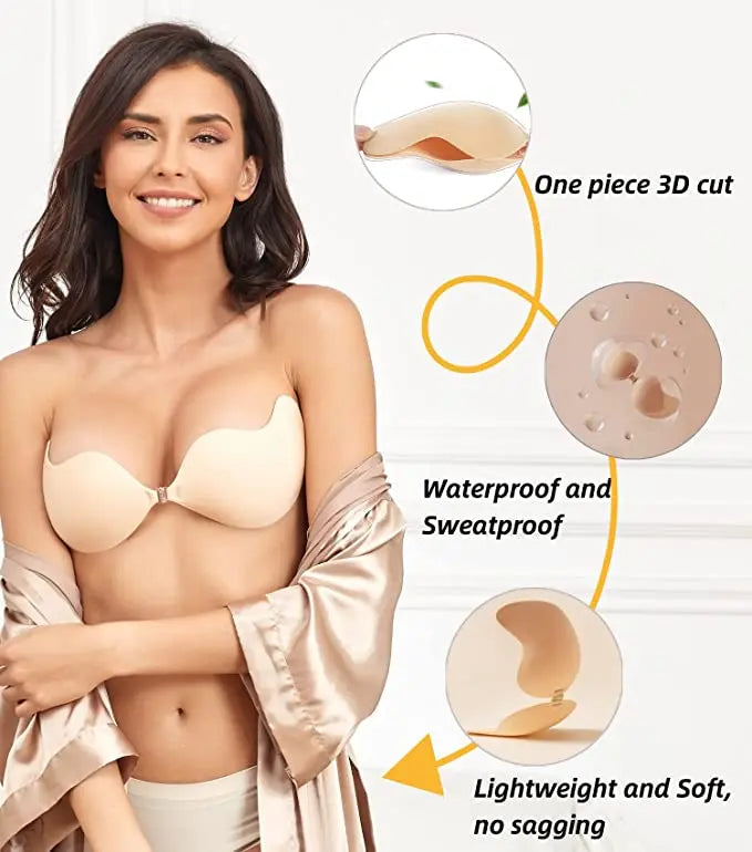 Sensi - Strapless Push-Up Onzichtbare Plakbeha Levouré