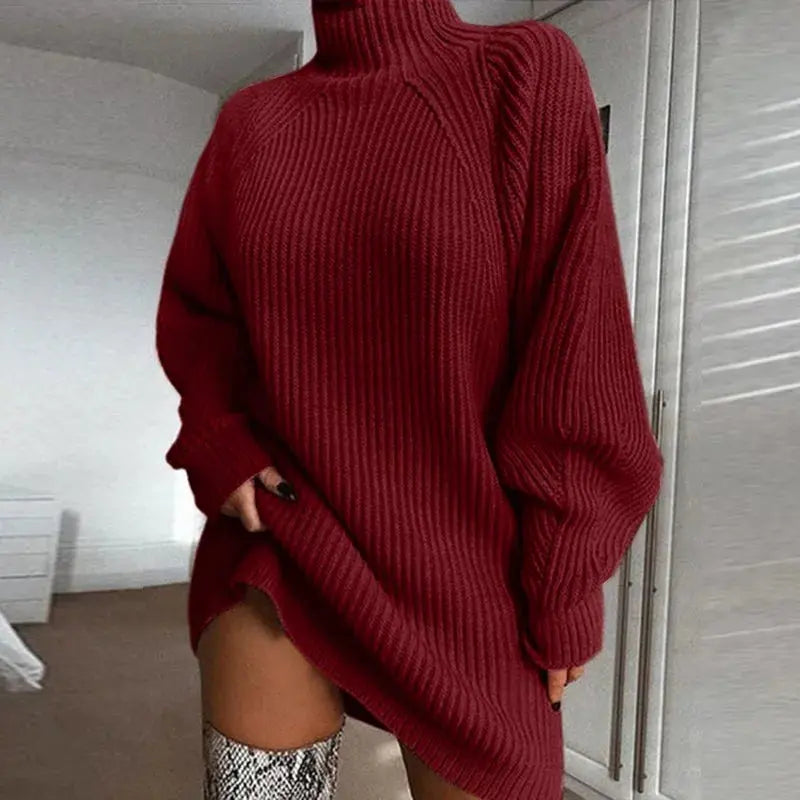 Sienna - Long Turtle Neck Sweater Levouré