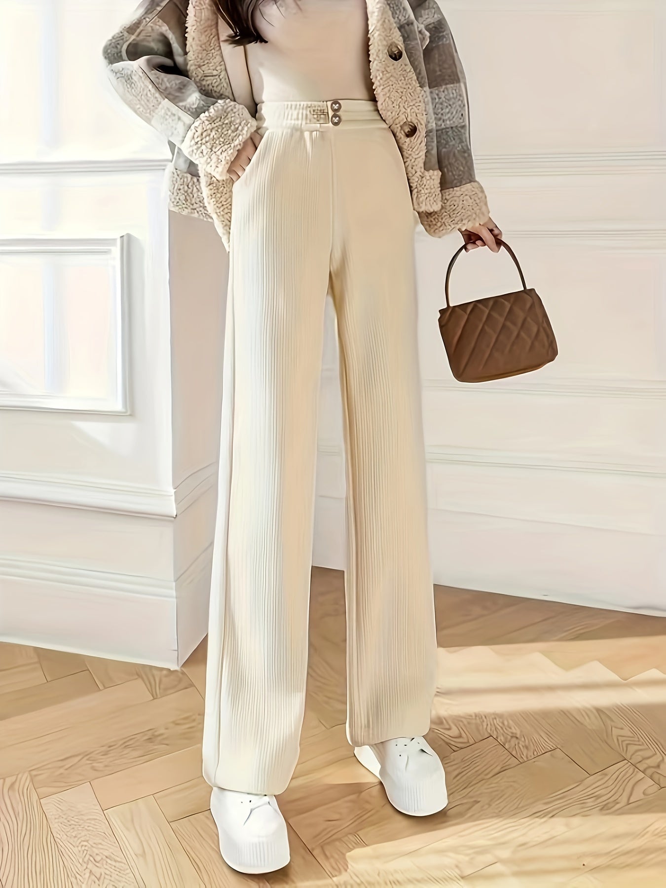 Myrthe | Elegante Rechte Pijpen Broek