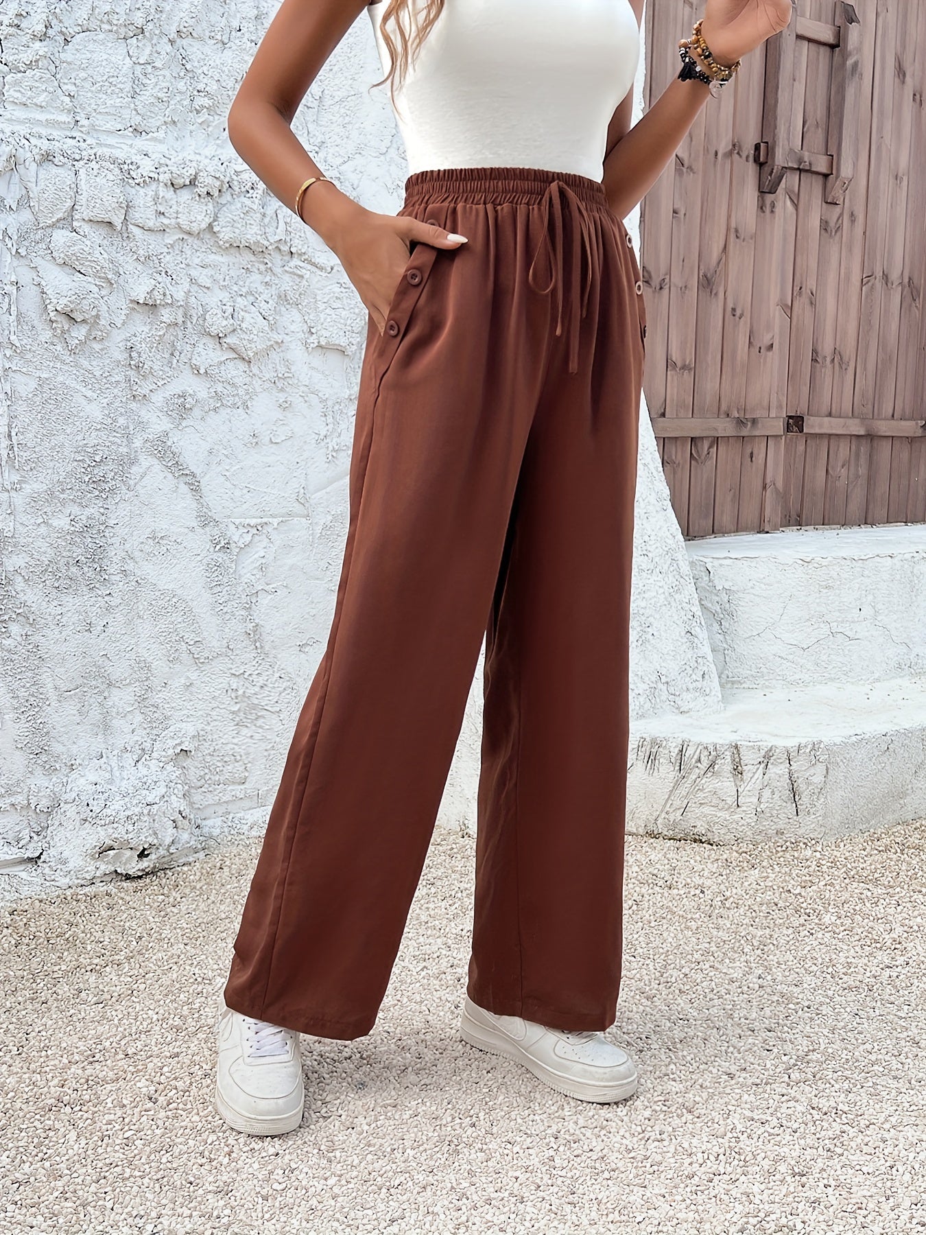 Zoe | Casual & Veelzijdige Hoge Taille Broek