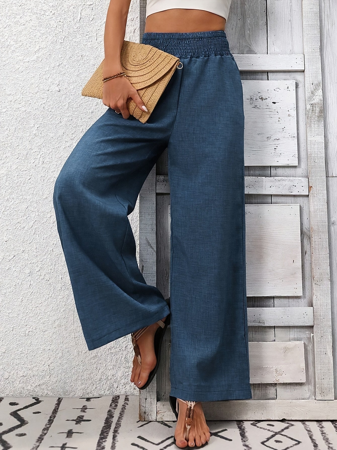 Merel | Comfortabele wijde pijpen broek