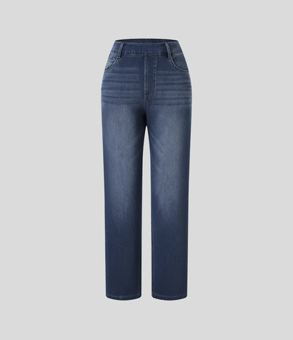 Anna | Elastische broek met hoge taille