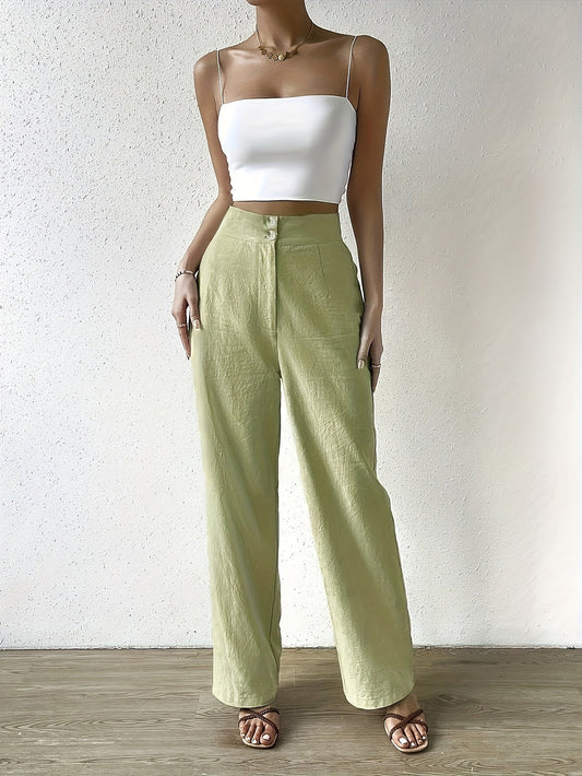 Liv | Casual broek met hoge taille