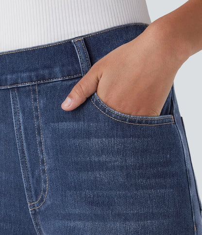 Anna | Elastische broek met hoge taille