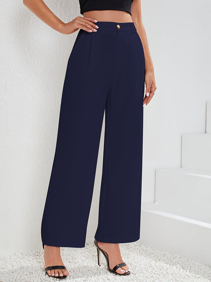 Lotte | Stijlvolle hoge taille wijde broek