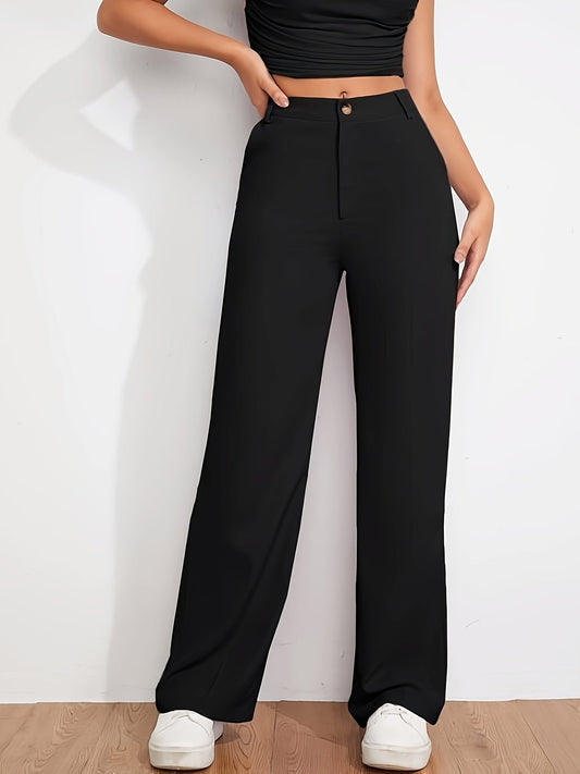 Lieke | Solide Rechte Broek