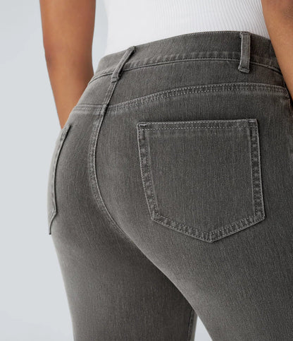Anna | Elastische broek met hoge taille