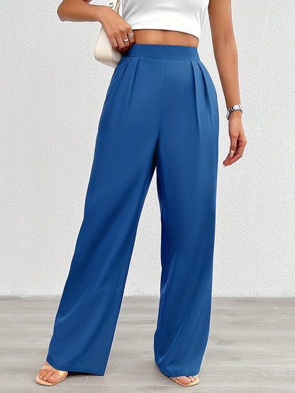 Fiene | Elegante Wijde Broek met Hoge Taille