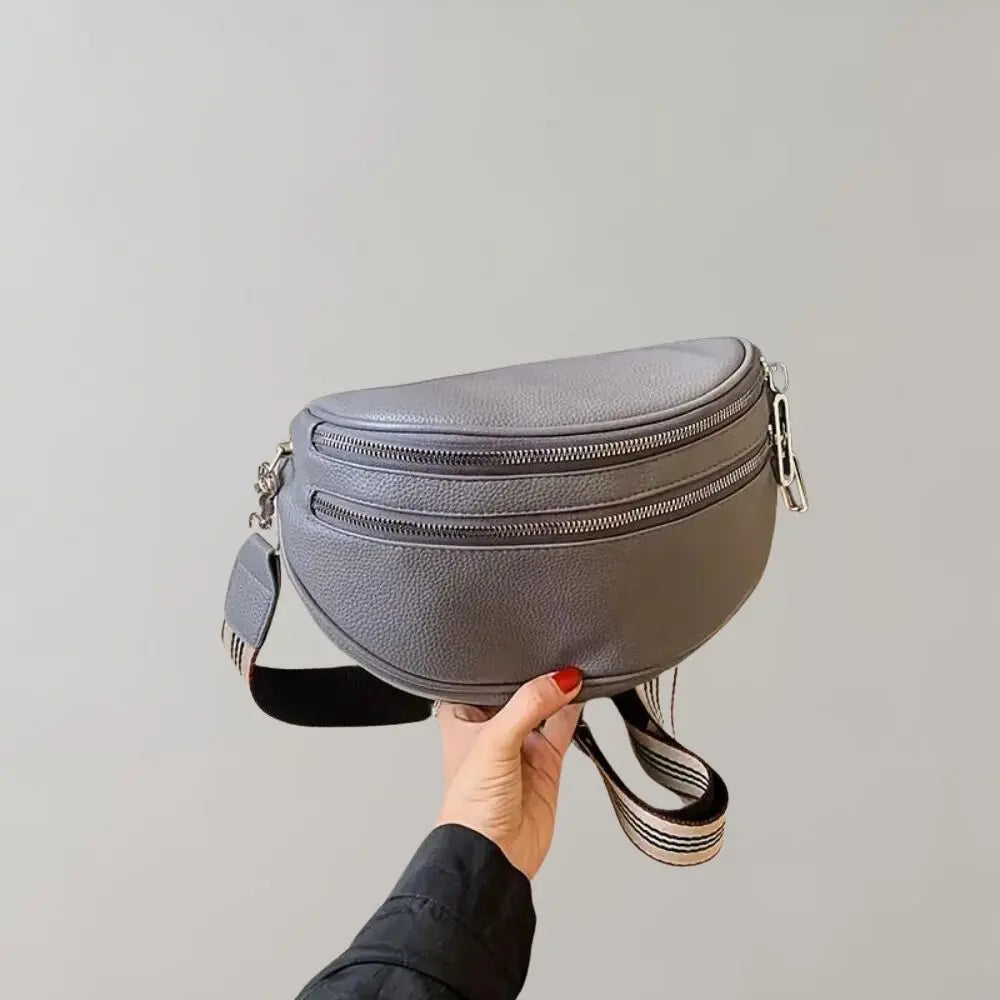 Arvella - Crossbody tas met dubbele rits Levouré