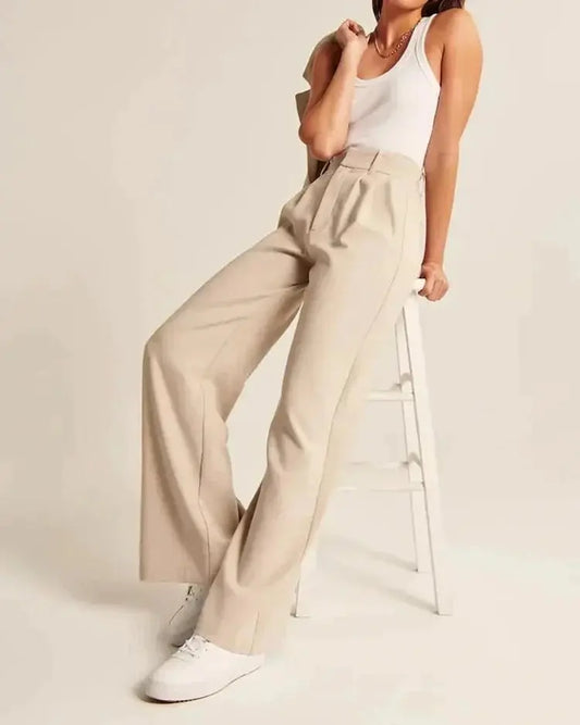 Comfort Fit - broek met wijde pijpen Levouré
