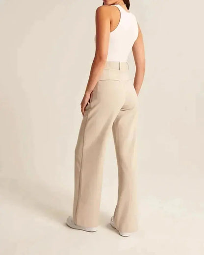 Comfort Fit - broek met wijde pijpen Levouré