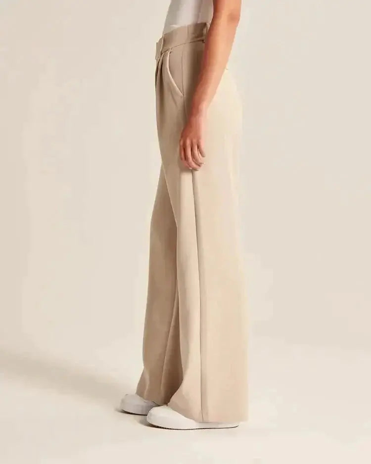 Comfort Fit - broek met wijde pijpen Levouré
