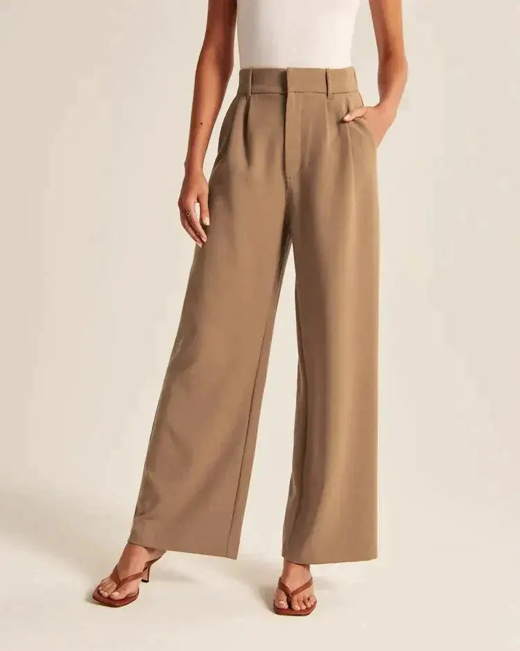 Comfort Fit - broek met wijde pijpen Levouré