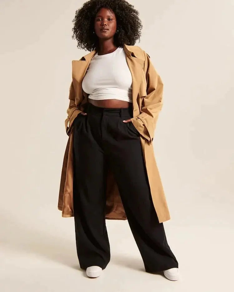 Comfort Fit - broek met wijde pijpen Levouré