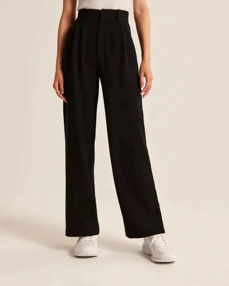 Comfort Fit - broek met wijde pijpen Levouré