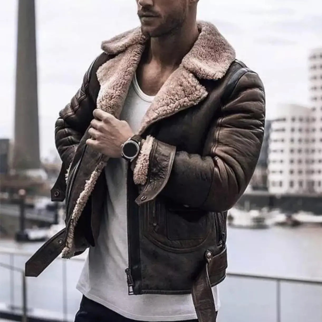 Damian - Stijlvolle designer winterjas Levouré