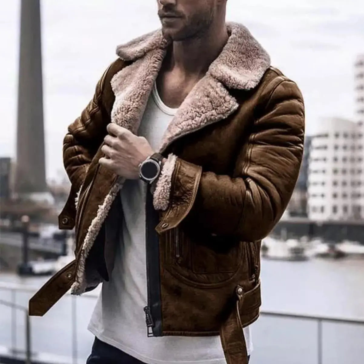 Damian - Stijlvolle designer winterjas Levouré