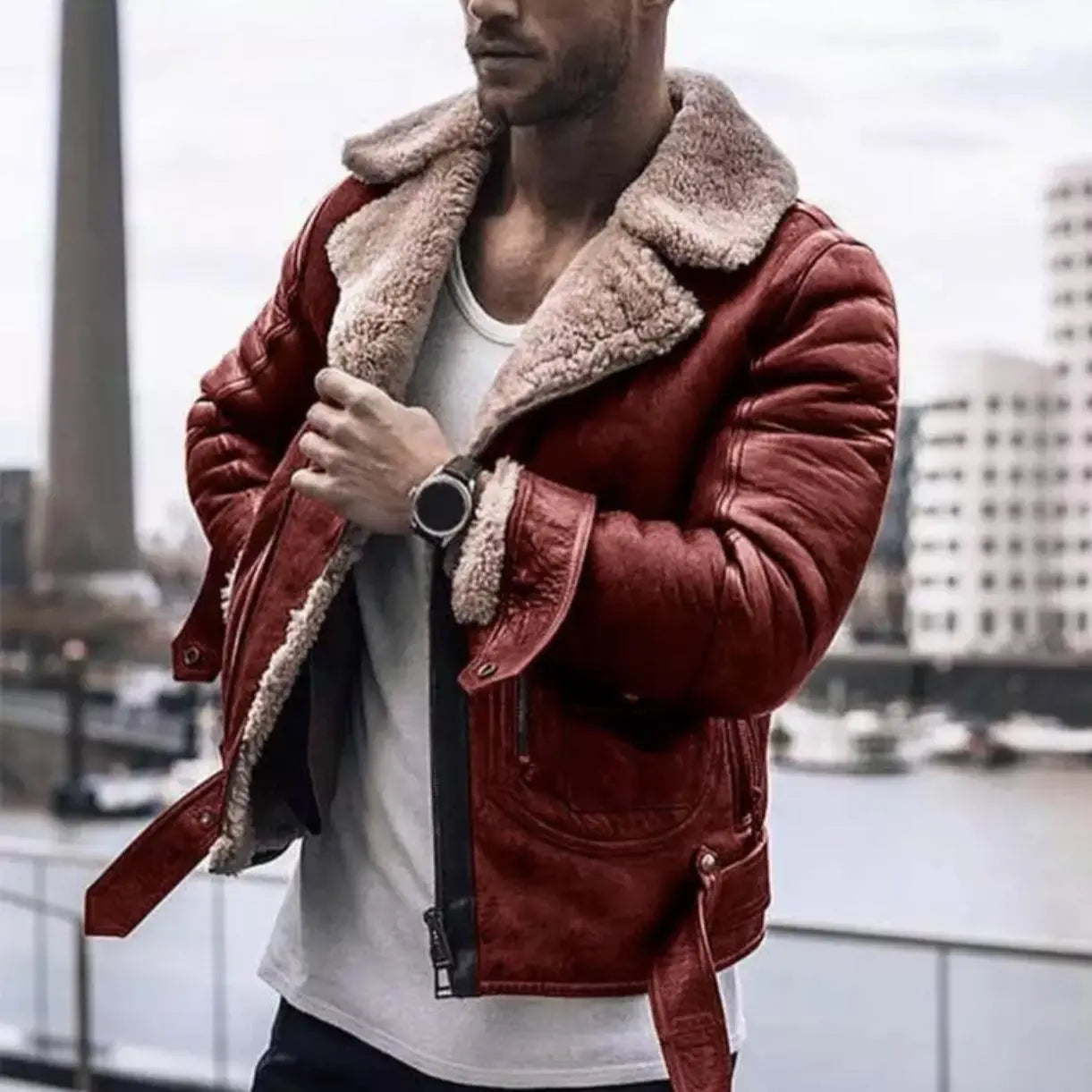 Damian - Stijlvolle designer winterjas Levouré