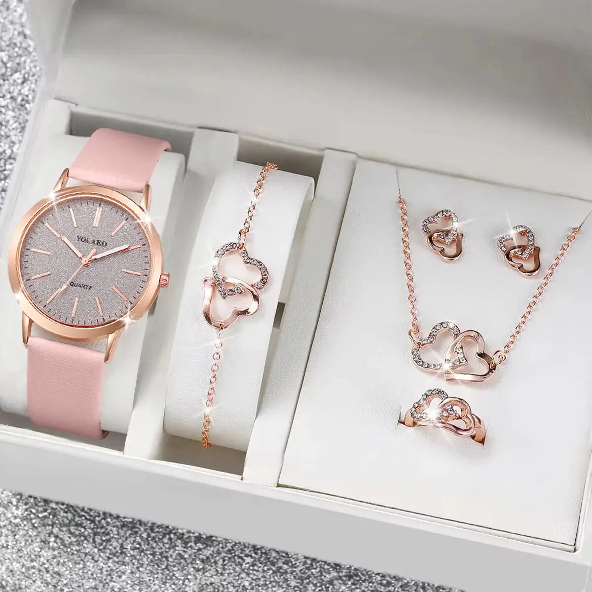 Diamond Hearts - 6 delige set (Leather) Levouré