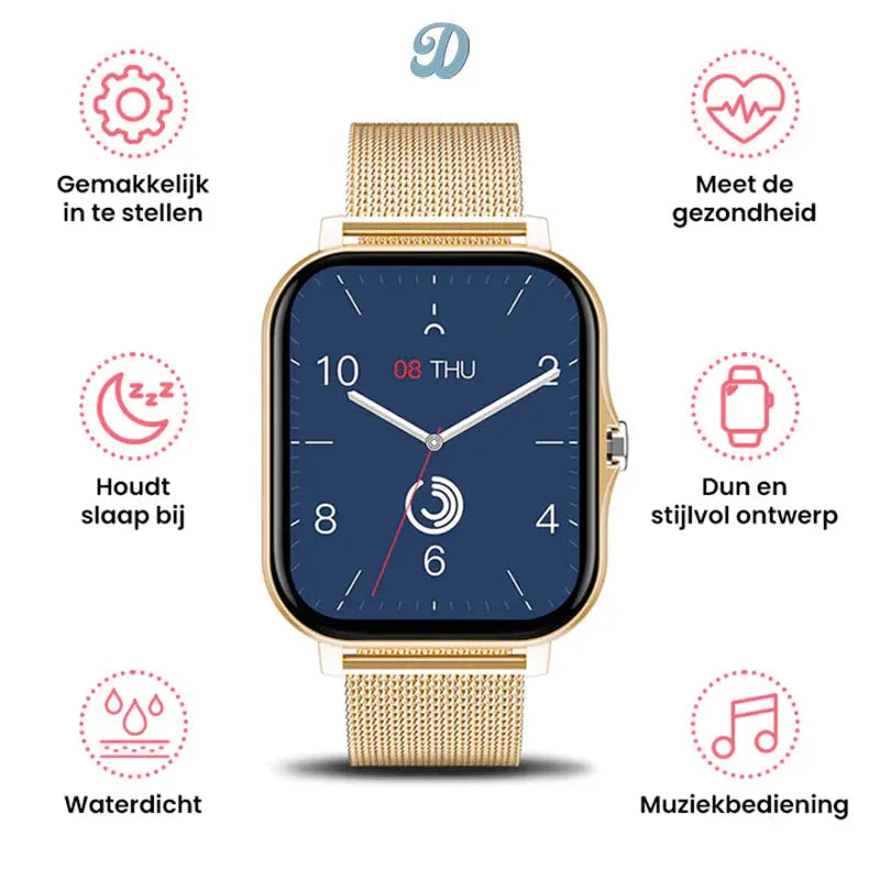 Dumiko - Premium Multifunctionele-Smartwatch Levouré