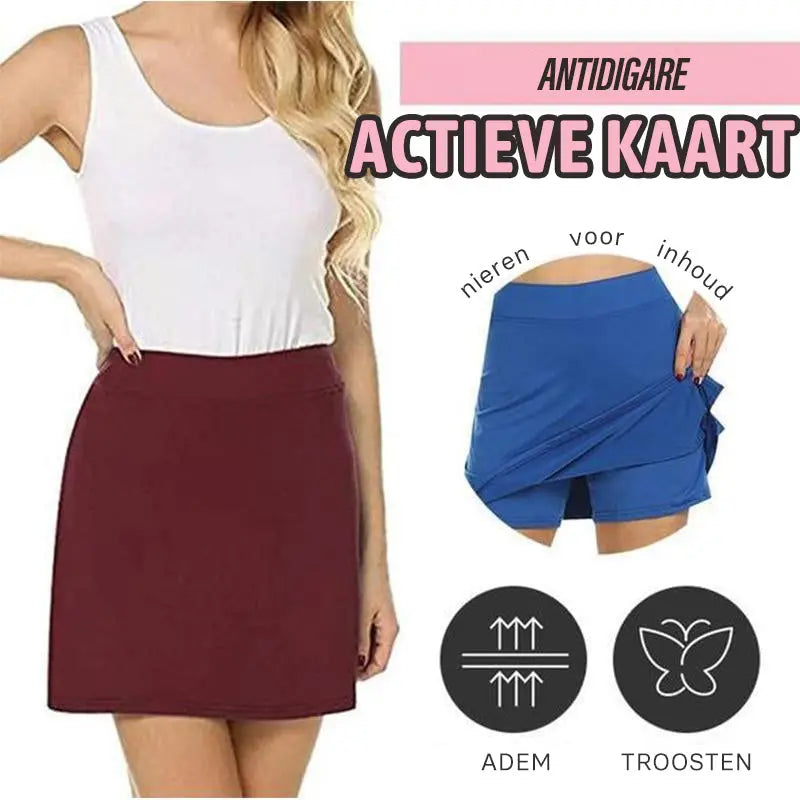 Elegante High - Waist Korte Rok Levouré