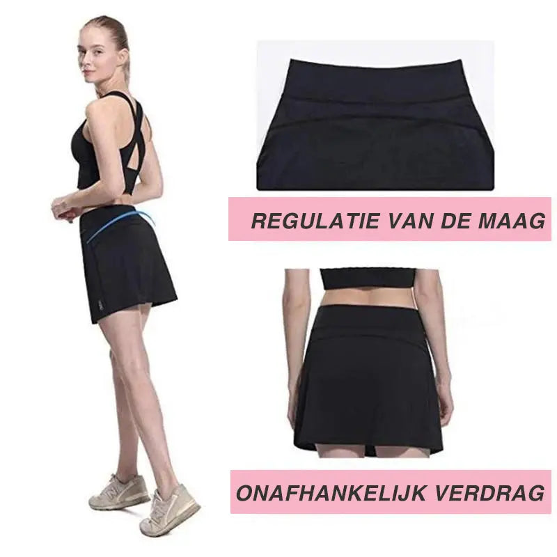 Elegante High - Waist Korte Rok Levouré