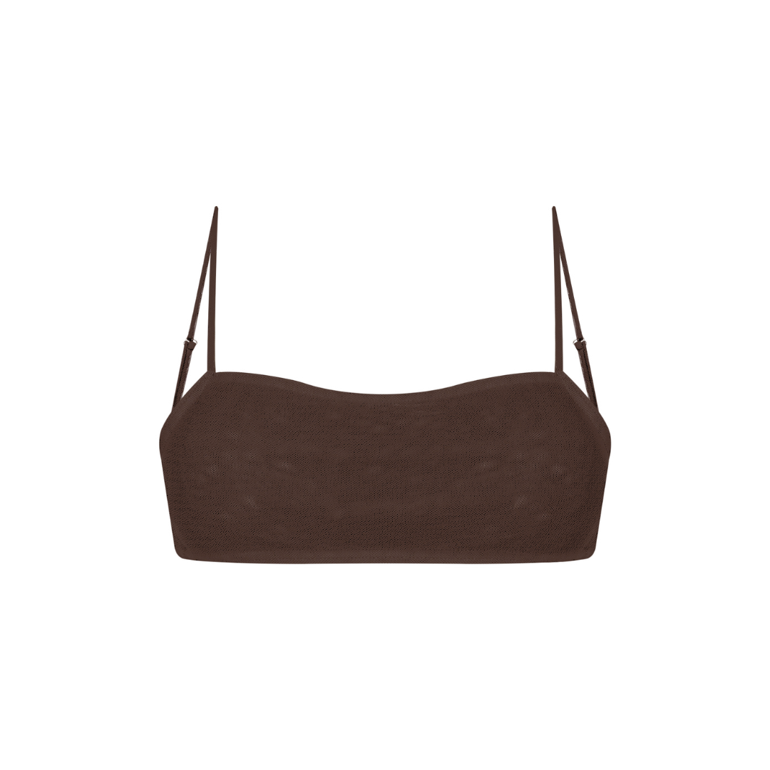 Tan-through Barbados Top | Mocha