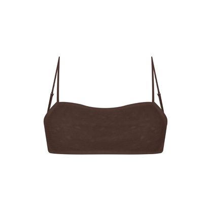 Tan-through Barbados Top | Mocha