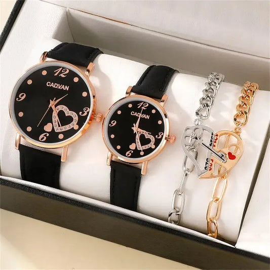 Love Leather - Couples Watch set Levouré