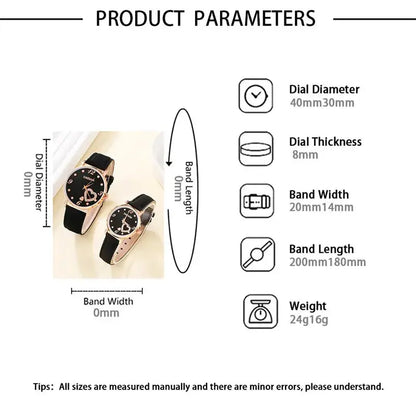 Love Leather - Couples Watch set Levouré