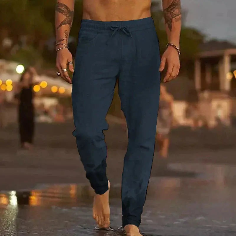 Maiko - Casual linnen broek voor heren Levouré