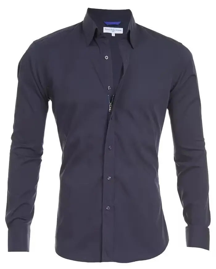 Oxford - Getailleerde Blouse Met Rits Levouré