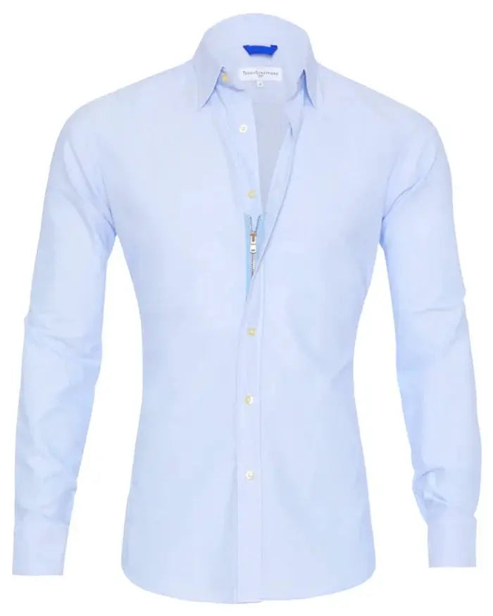 Oxford - Getailleerde Blouse Met Rits Levouré