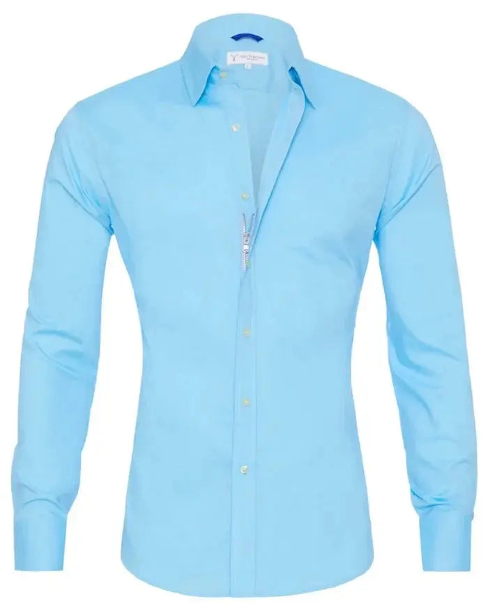 Oxford - Getailleerde Blouse Met Rits Levouré