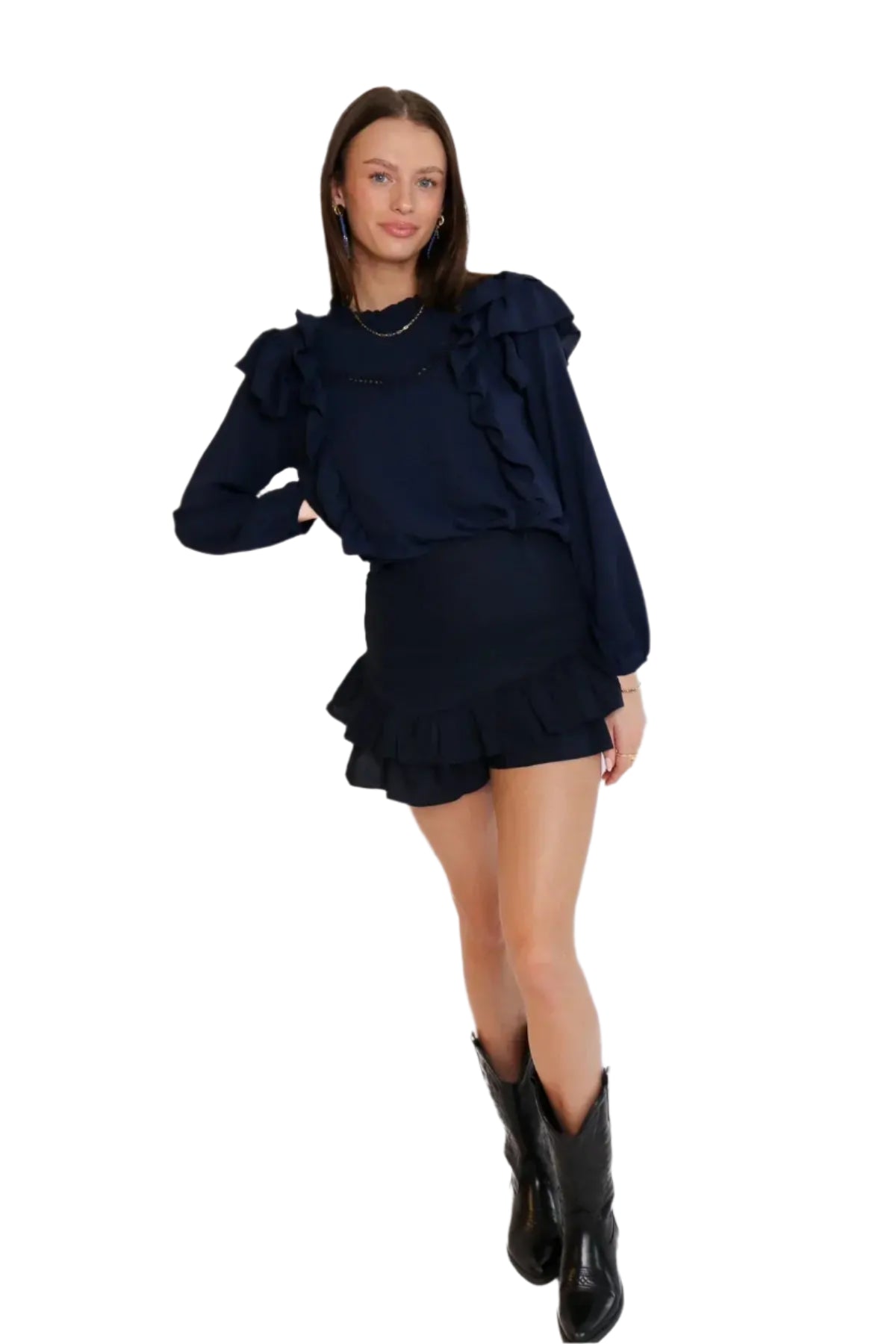 Refined Ruffle - Rok Levouré