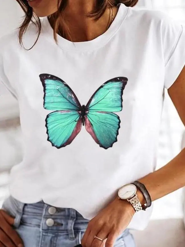 Rosa - T-shirt met zomerdesings Levouré