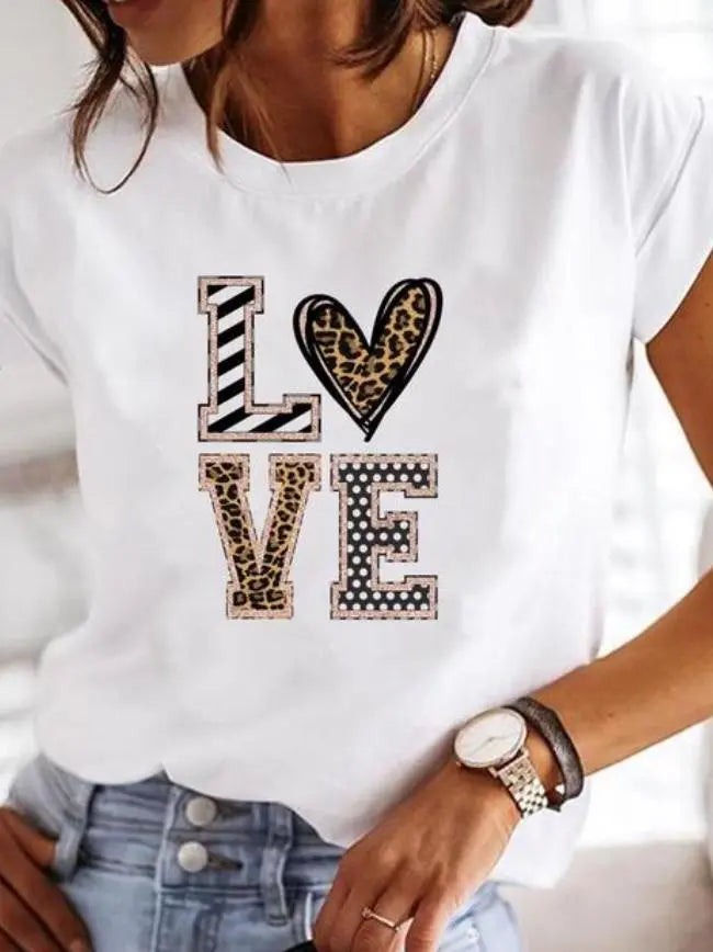 Rosa - T-shirt met zomerdesings Levouré