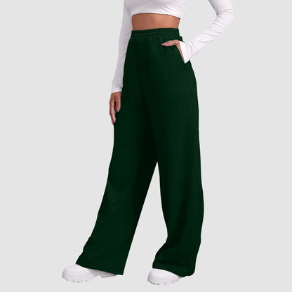 Fleece-Gevoerde High-Waist Joggingbroek