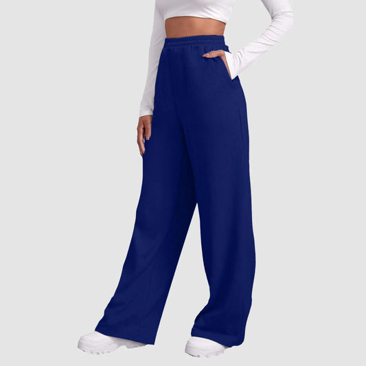 Fleece-Gevoerde High-Waist Joggingbroek