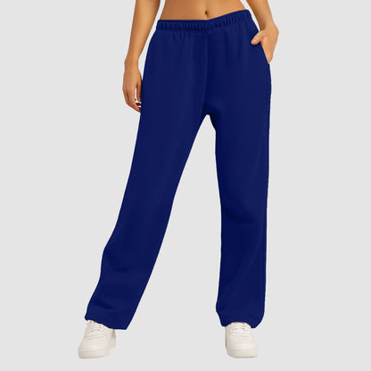 Fleece-Gevoerde High-Waist Joggingbroek