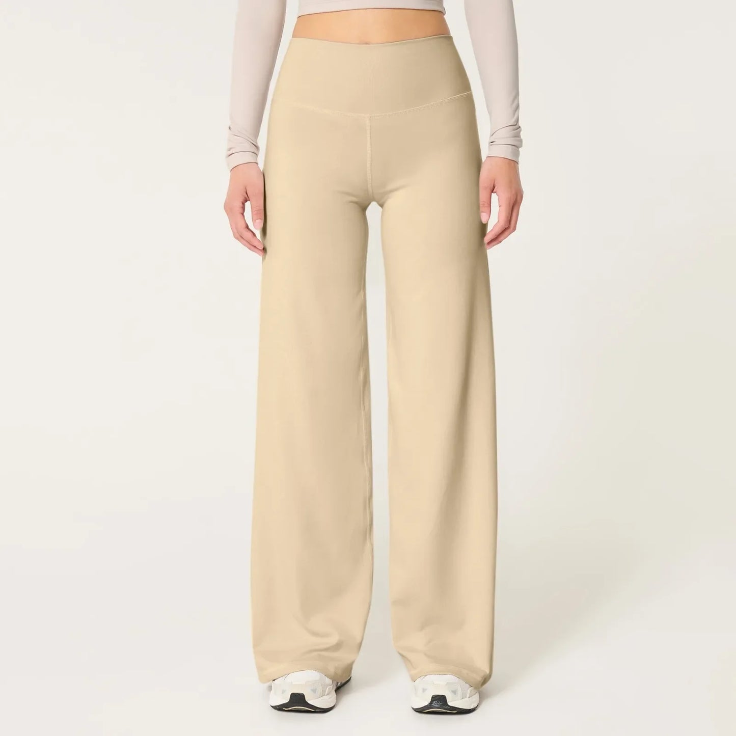 Rosalie | Elastische broek met hoge taille